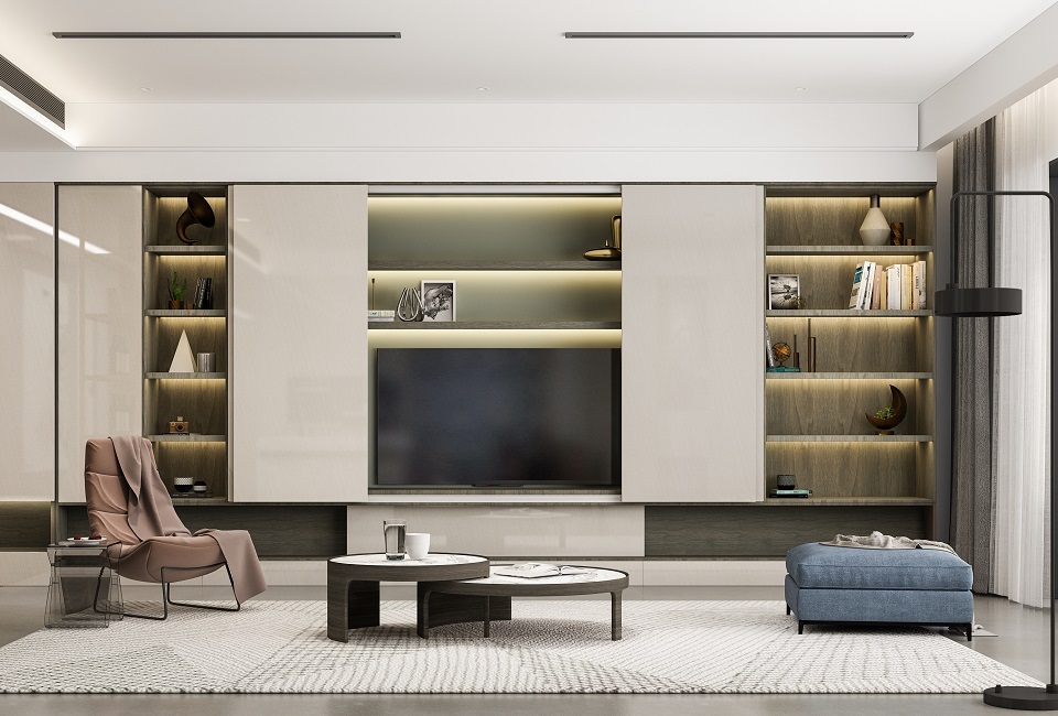 سلسلة ميتشي دولاب ملابس مخصص - Sweet Family Minimalist Design View 1