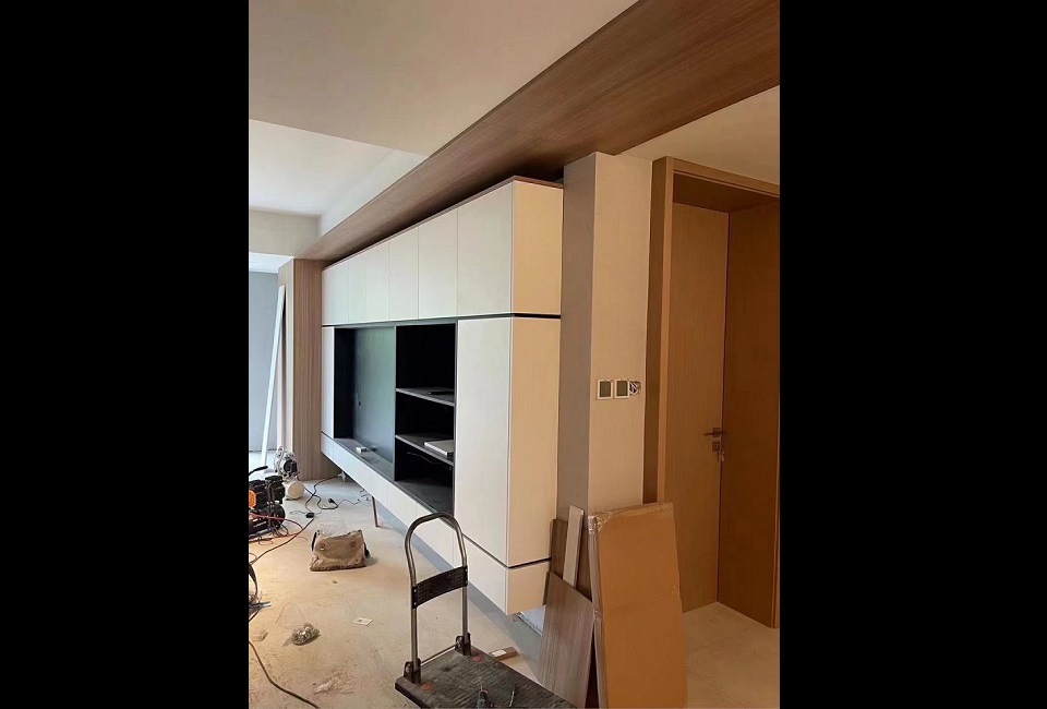 صور غرفة المعيشة والطعام الحقيقية - أولي كاستوم Real Installation